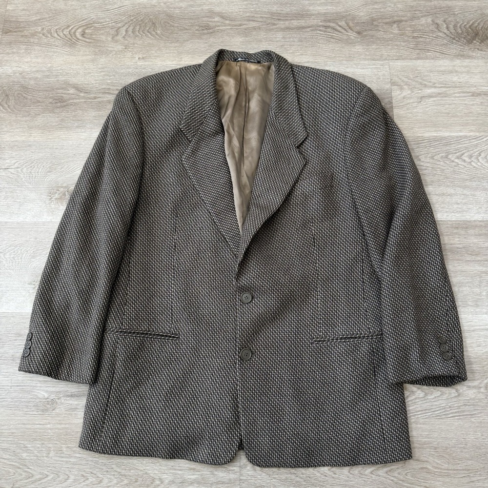VINTAGE GIORGIO ARMANI Mens Blazer Sport Coat Casual Jacket Size 40R Wool Suit